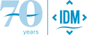Logo_70Years_IDM_NoSlogan_Blue